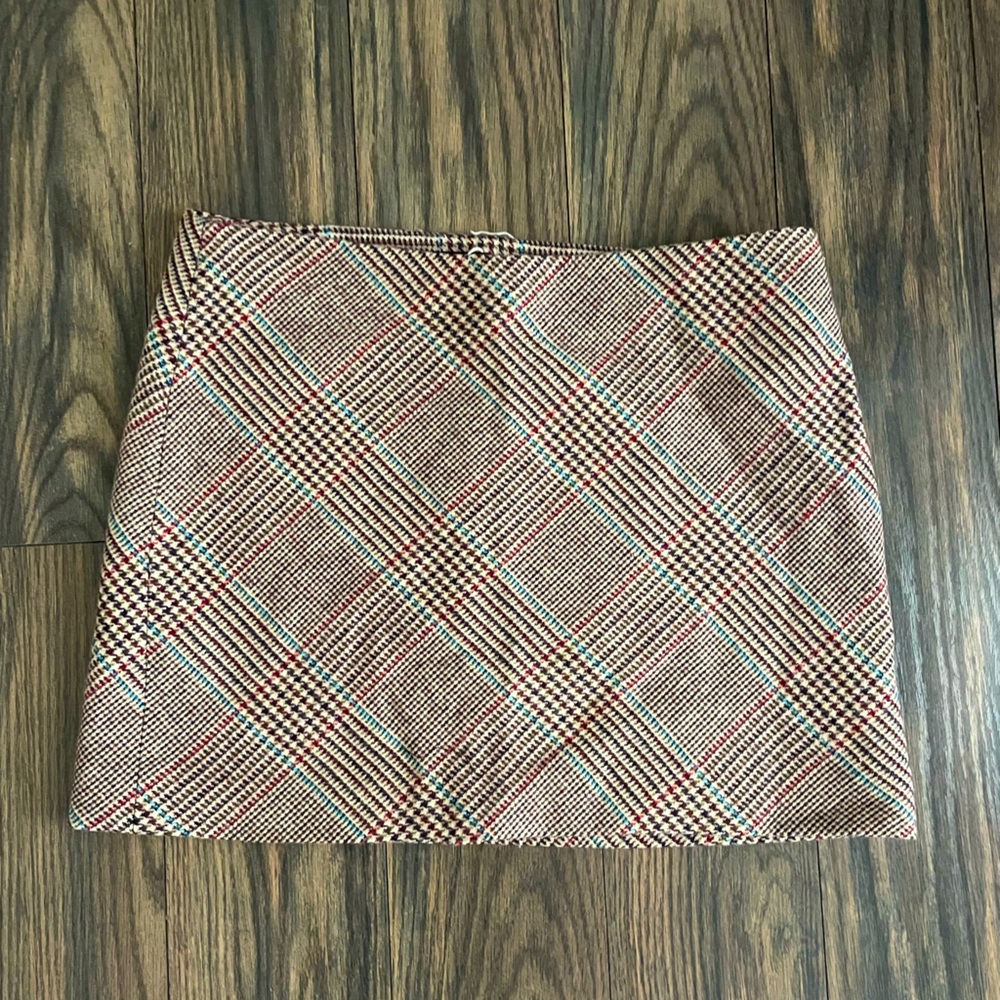 MANGO patterned mini skirt size S